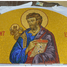 Religious character mosaic pattern for church